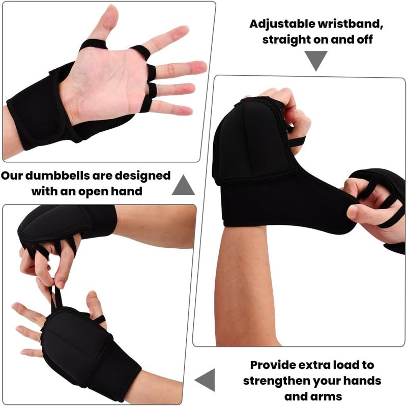 YOSINXU 1 Pair Weighted Gloves for Tremors to Provide Hand Stability, Adjustable Weights Glove Hand Weights for Parkinsons Patients, Breathable Writing Strengthening Tool - Image 4